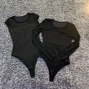 5/$25!! Charlotte Russe black bodysuits